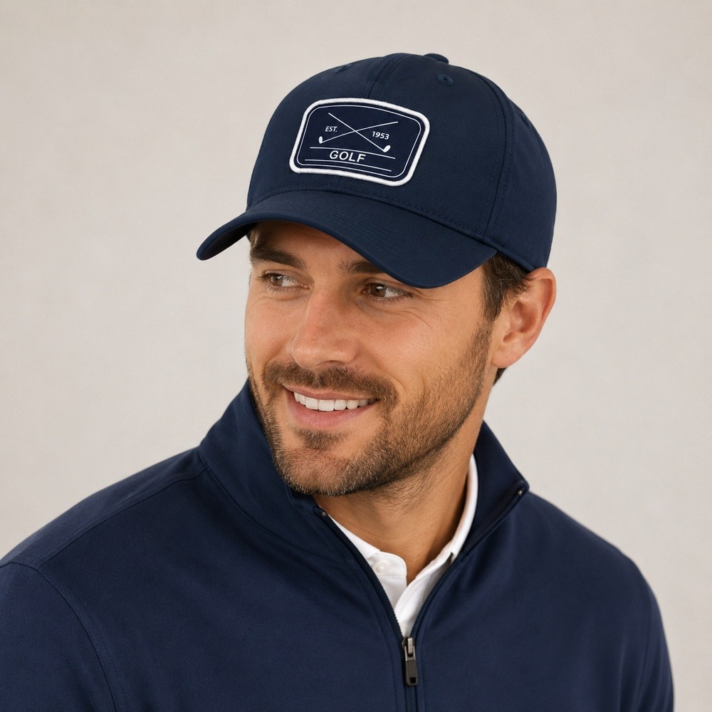 Ben Hogan Performance Golf Hat Navy Blue Adjustable Snapback Est 1953 Cap NEW